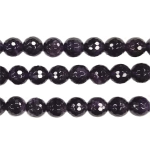 AMETHYST FACETED ROUND 10MM (AB)